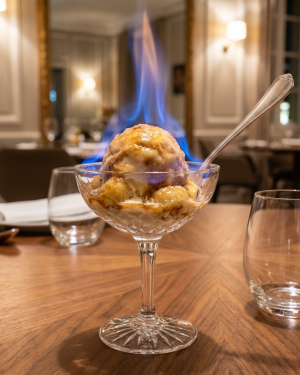 Glace Banane Flambée au Rhum HSE