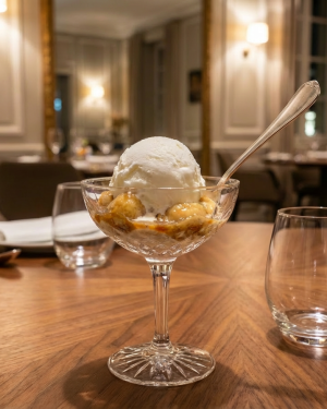 Glace Banane Flambée au Rhum HSE