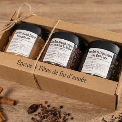Coffret « Épices & Fêtes de fin d’année » 3 Pots