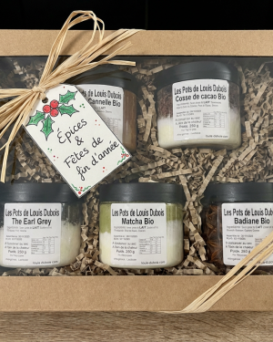 Coffret « Épices & Fêtes de fin d’année » 5 Pots