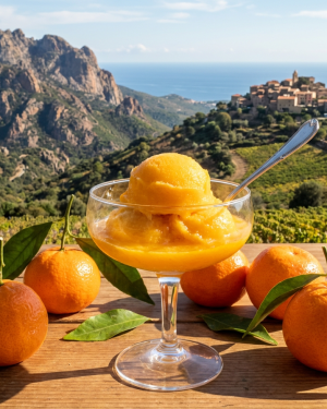Sorbet Clémentine Corse