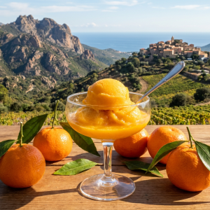 Sorbet Clémentine Corse